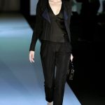 Toni Garrn Catwalk at Giorgio Armani Spring 2011