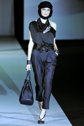 Milan Fashion Week Giorgio Armani Spring 2010