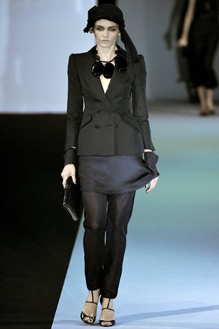 Heidi Mount Spring Summer 2011 at Giorgio Armani