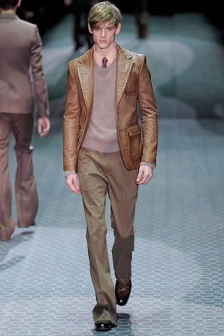 Fashion Brand Gucci Fall 2011 Men's Collection at Milan Fashion Week