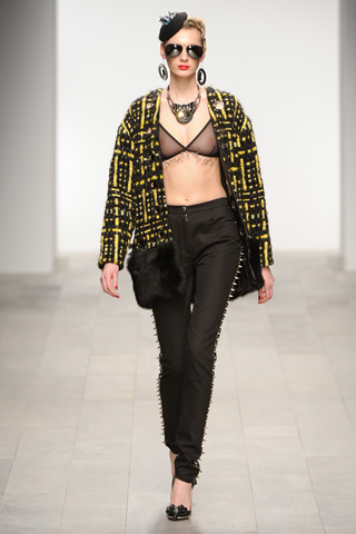 holly fulton aw2011 lfw collection agnes buzala