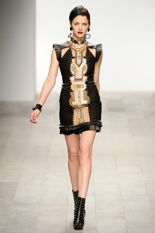 holly fulton aw2011 lfw collection angelina nawojczyk