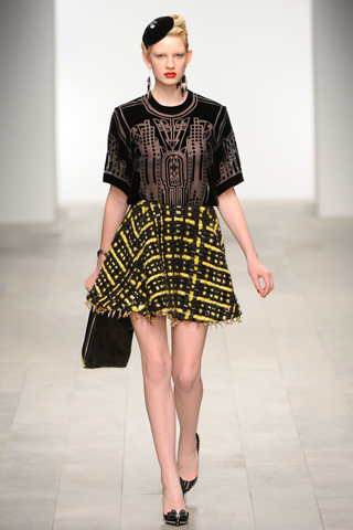 holly fulton aw2011 lfw collection ilvie wittek