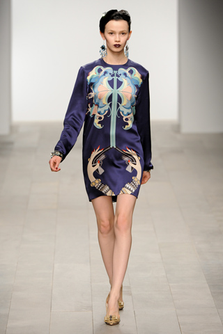 holly fulton aw2011 lfw collection ranya mordanova