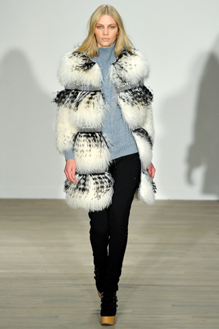matthew williamson aw2011 lfw collection aline weber