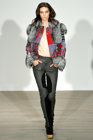 matthew williamson aw2011 lfw collection emily senko