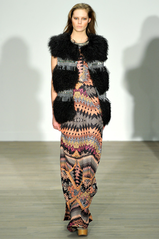 matthew williamson aw2011 lfw collection juju ivanyuk mathew