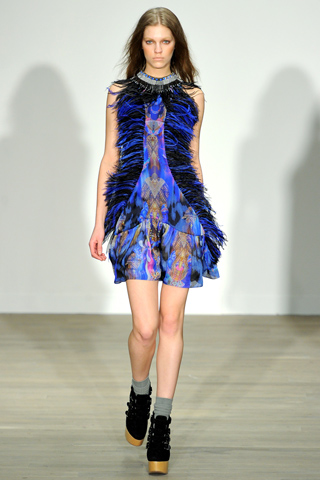 matthew williamson aw2011 lfw collection samantha gradoville mathew
