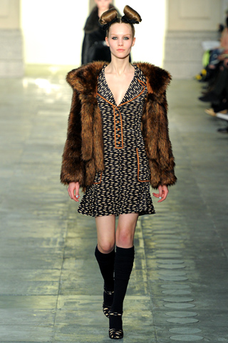 unique aw2011 lfw collection julija steponaviciute