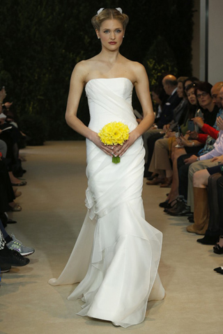 Carolina Herrera Latest Wedding Dresses 2014