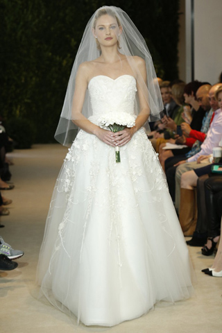 Carolina Herrera Latest Wedding Dresses 2014
