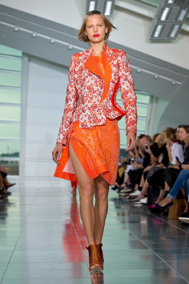 London fashion week Antonio Berardi 2015 s/s collection