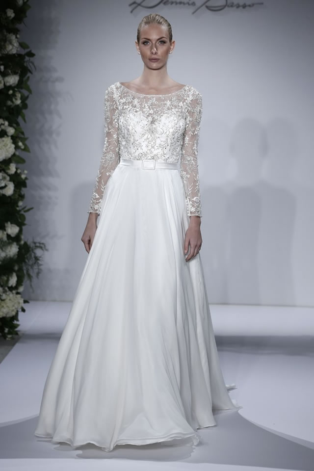 2015 Bridal Fall Dennis Basso  New York Collection