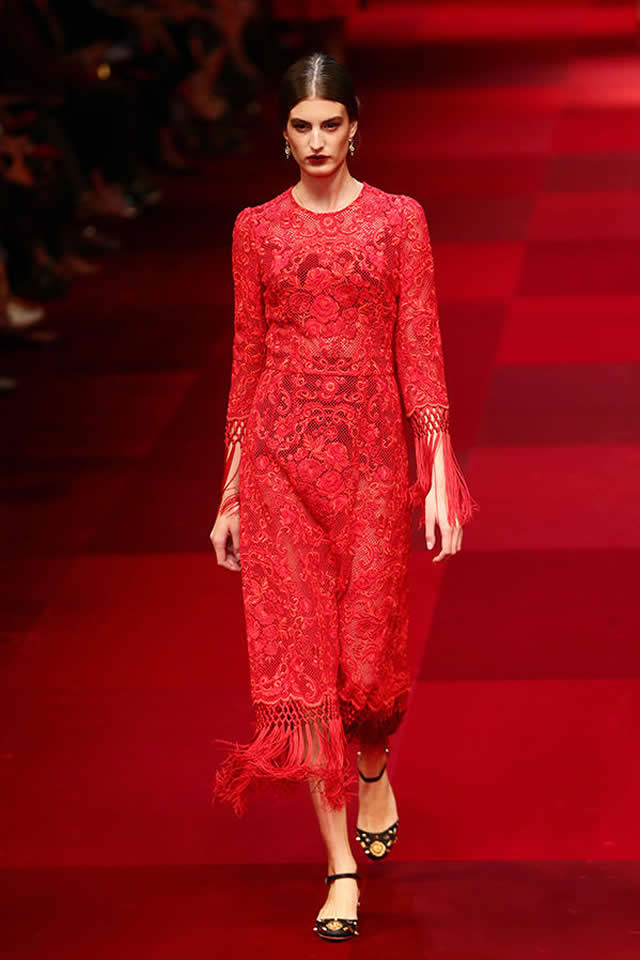 Milan Fashion Week S/S Dolce & Gabbana 2015 Collection