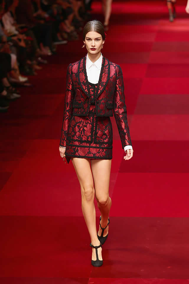 Milan Fashion Week S/S Latest 2015 Dolce & Gabbana Collection