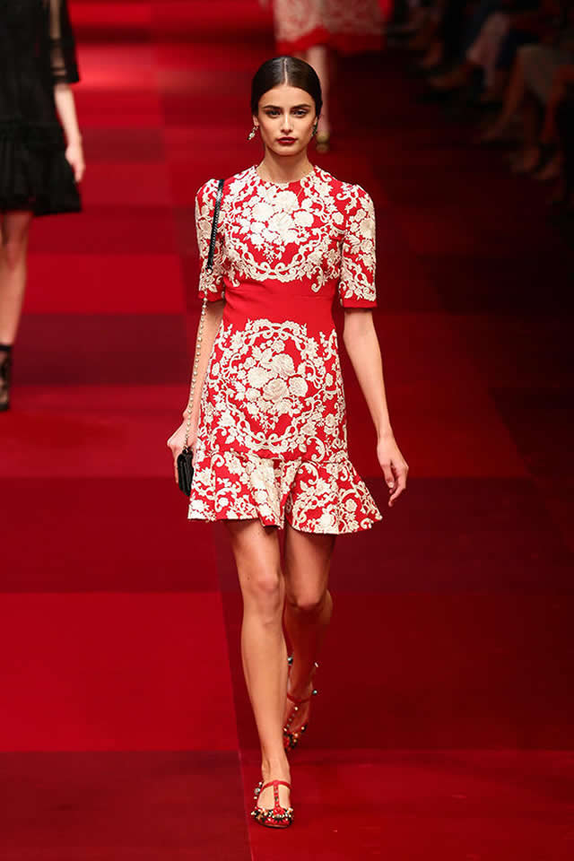 Dolce & Gabbana 2015 MIlan Fashion Week S/S Collection