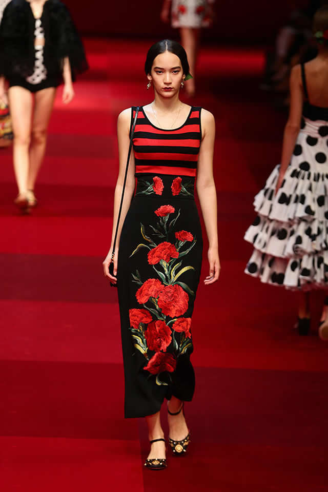 Dolce & Gabbana Latest Milan Fashion Week S/S 2015 Collection