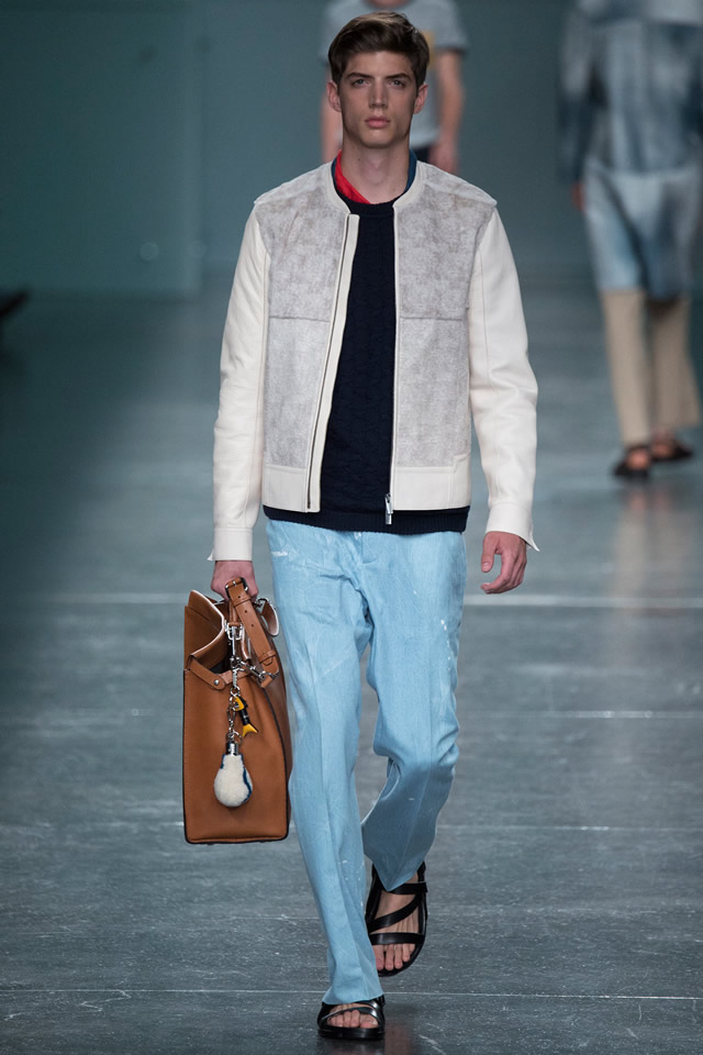 Milan Spring Menswear Fendi 2015 Collection