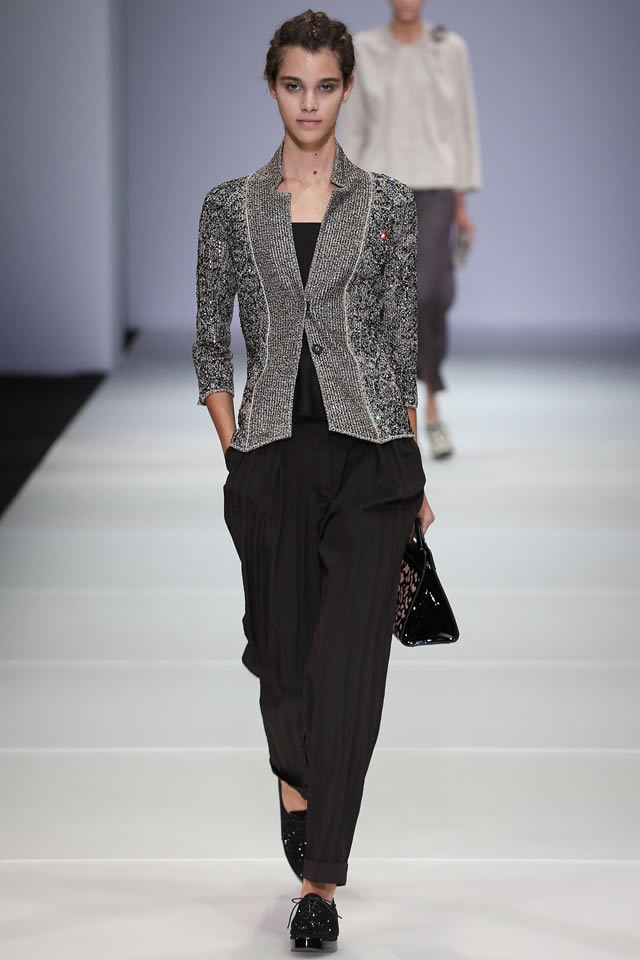 2015 GIORGIO ARMANI S/S Milan Fashion Week Collection