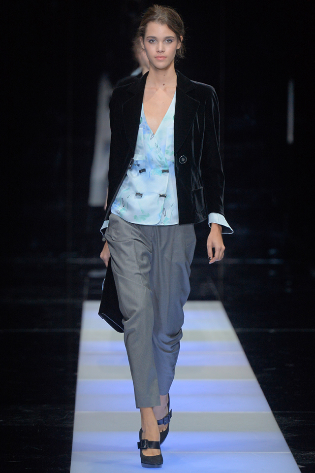 RTW fall Latest 2015 Giorgio Armani Collection