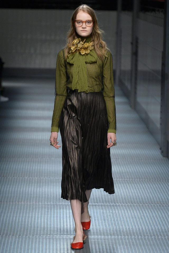 Latest Collection by Gucci RTW fall 2015