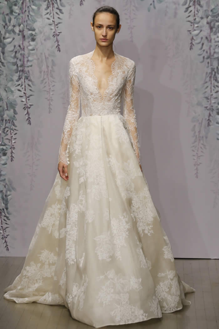 Monique Lhuillier Latest 2016 Fall Bridal  Collection