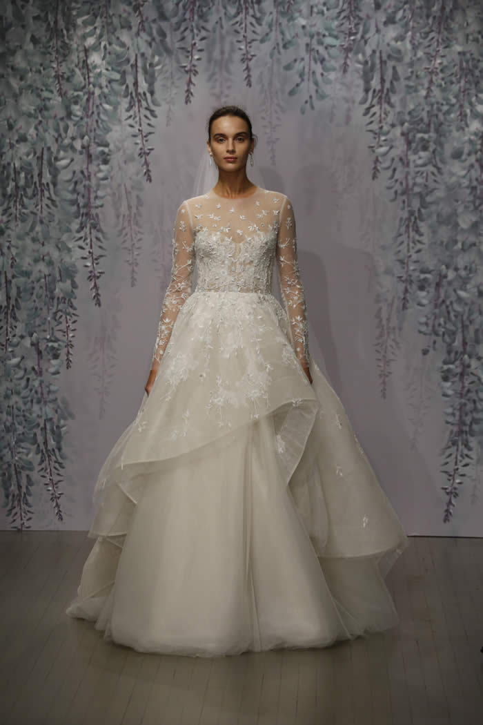 Latest Monique Lhuillier Collection Fall Bridal
