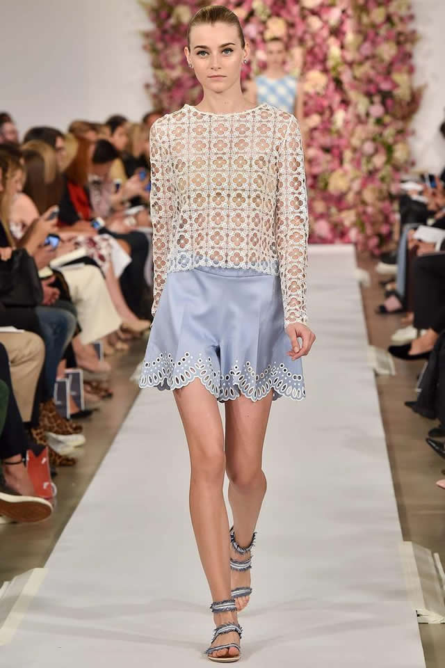 Oscar de la Renta Latest Spring 2015 RTW Collection