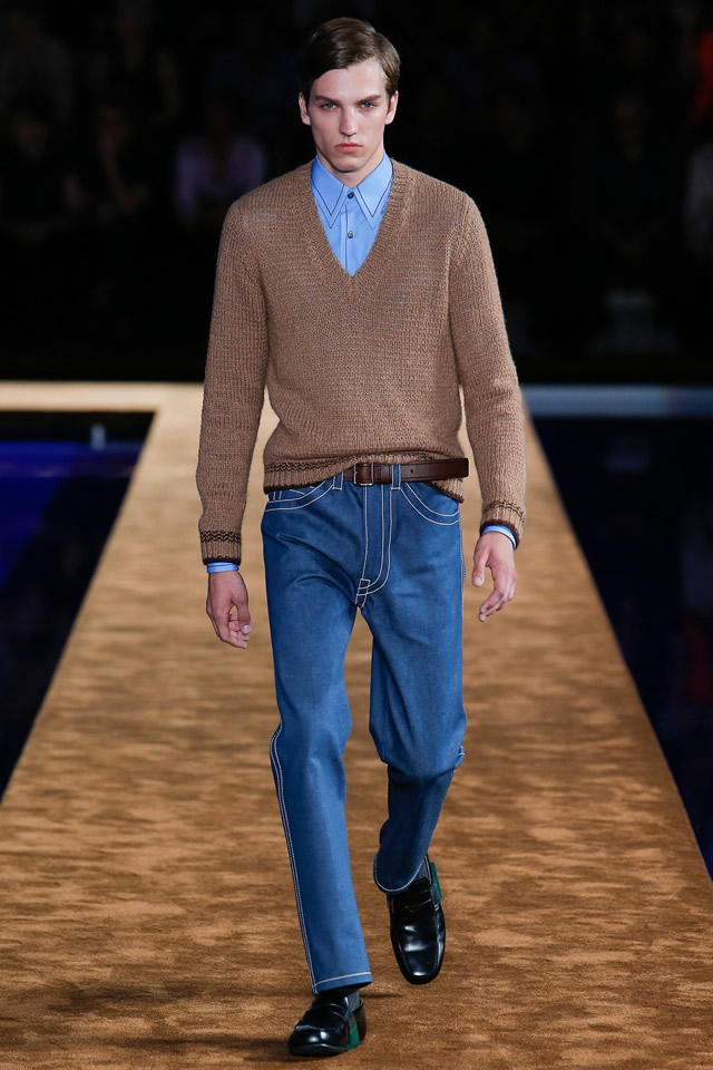 Milan Latest 2015 Prada Spring Menswear Collection