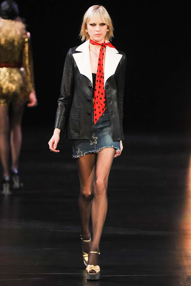 Saint Laurent Latest 2015 Paris Fashion Week RTW Collection