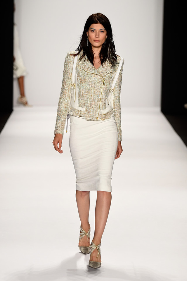 2015 MBFW Badgley Mischka Spring Collection