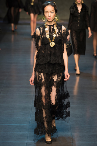 Milan Dolce & Gabbana Spring latest 2014 Collection