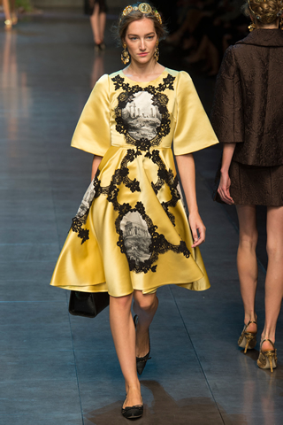 Latest Collection by Dolce & Gabbana 2014 Milan