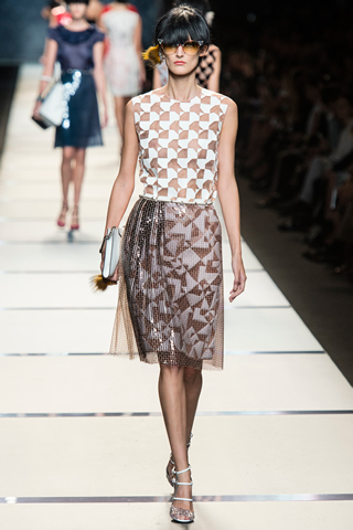 2014 latest Fendi Spring Milan Collection