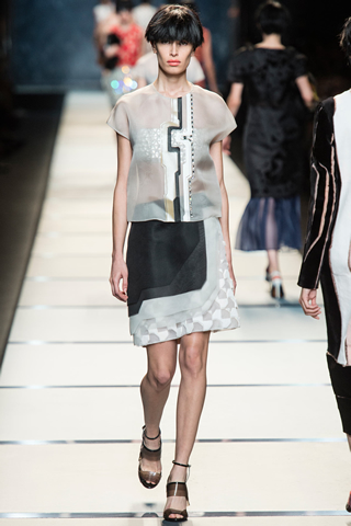 Spring latest 2014 Fendi Milan Collection