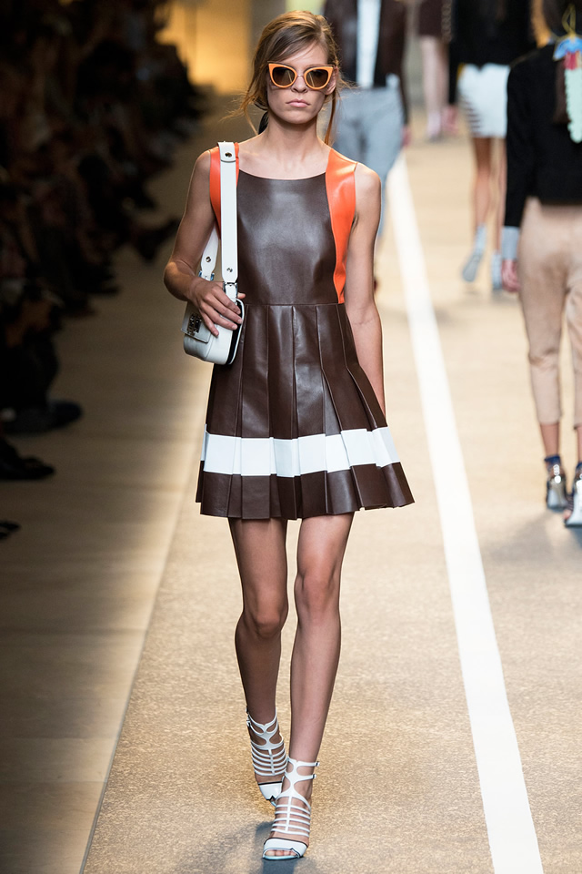 2015 Latest Spring Summer Fendi Milan Collection