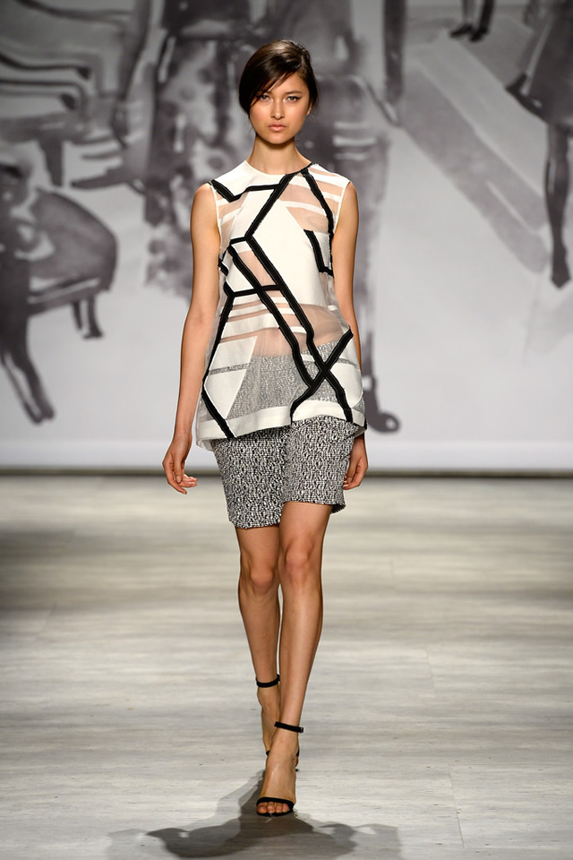 2015 Latest Lela Rose Spring MBFW Collection