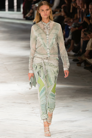 Spring latest 2014 Roberto Cavalli Milan Collection