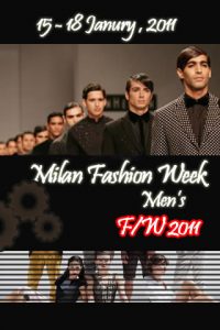 Milan Fashion Week Men’s Fall/Winter 2011, Milan Fashion Week 2011/12
