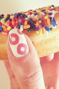15 Doughnut Nail Art Designs That Will Satisfy Your Sweet Tooth