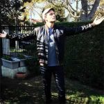 Ian Harding Wears Members Only