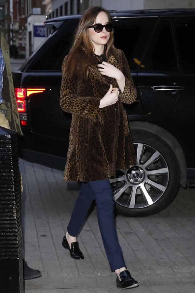 Just Call Dakota Johnson the Woman of Many Coats
