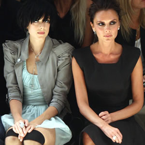 Celebrities at 2010 London fashion week