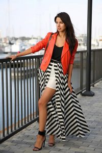 How to Wear the Chevron Pattern