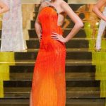 Abbey Lee Kershaw in dress