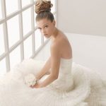 Nina Agdal bridal wear
