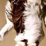 Abbey Lee Kershaw in fur