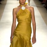 Cameron Russell evening dress