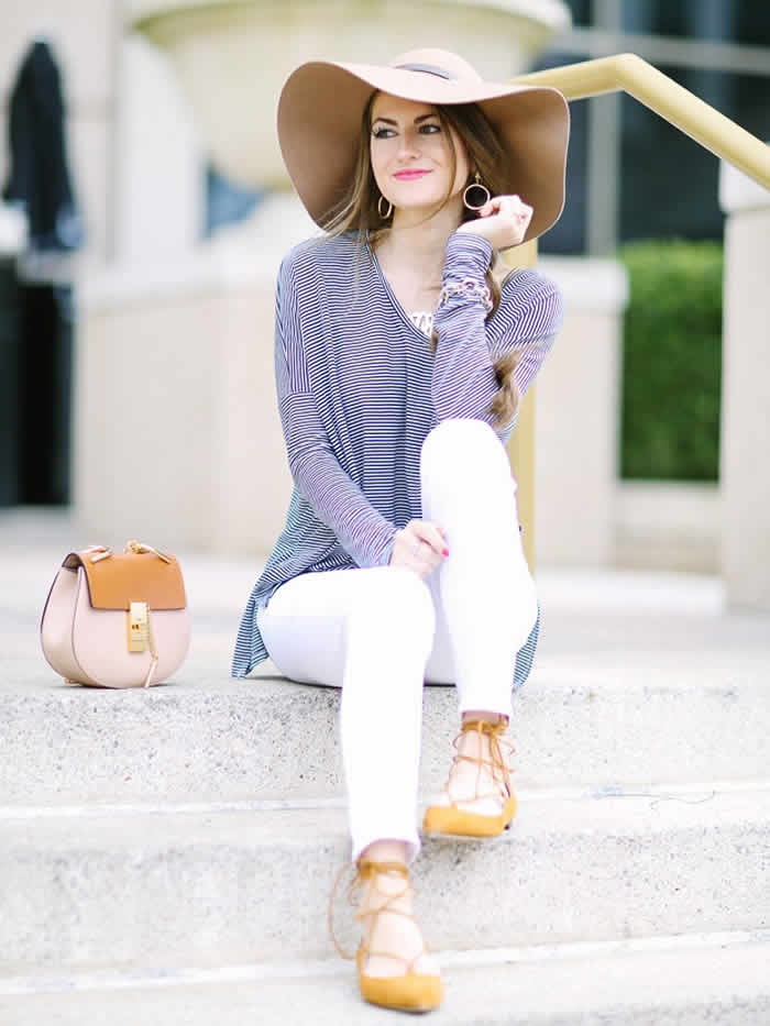 Complete your spring outfit with a chic hat.