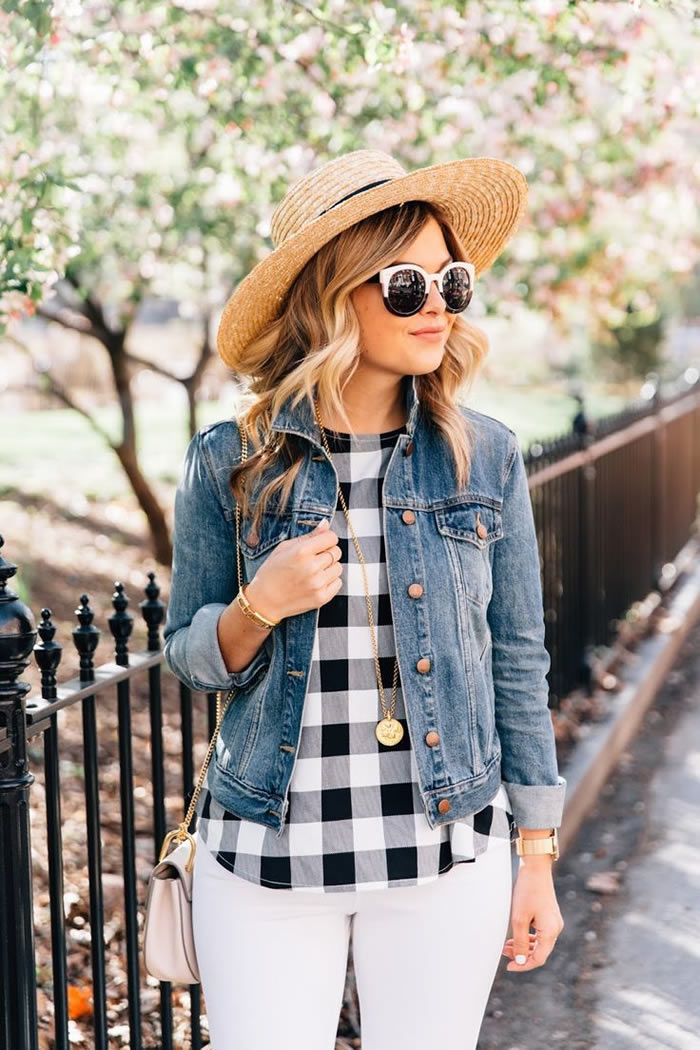 Gingham Outerwear Will Definitely Make You Stand Out